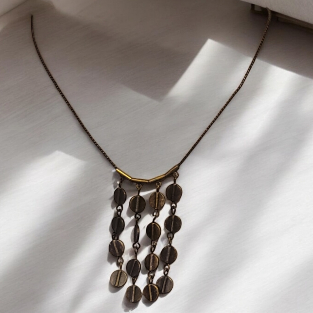 Bronze Statement Necklace
